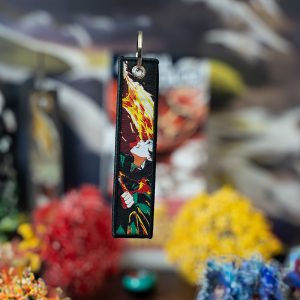 Breloc Bodat Anime, Demon Slayer, Tanjiro x Zenitsu, Verde, Material Textil