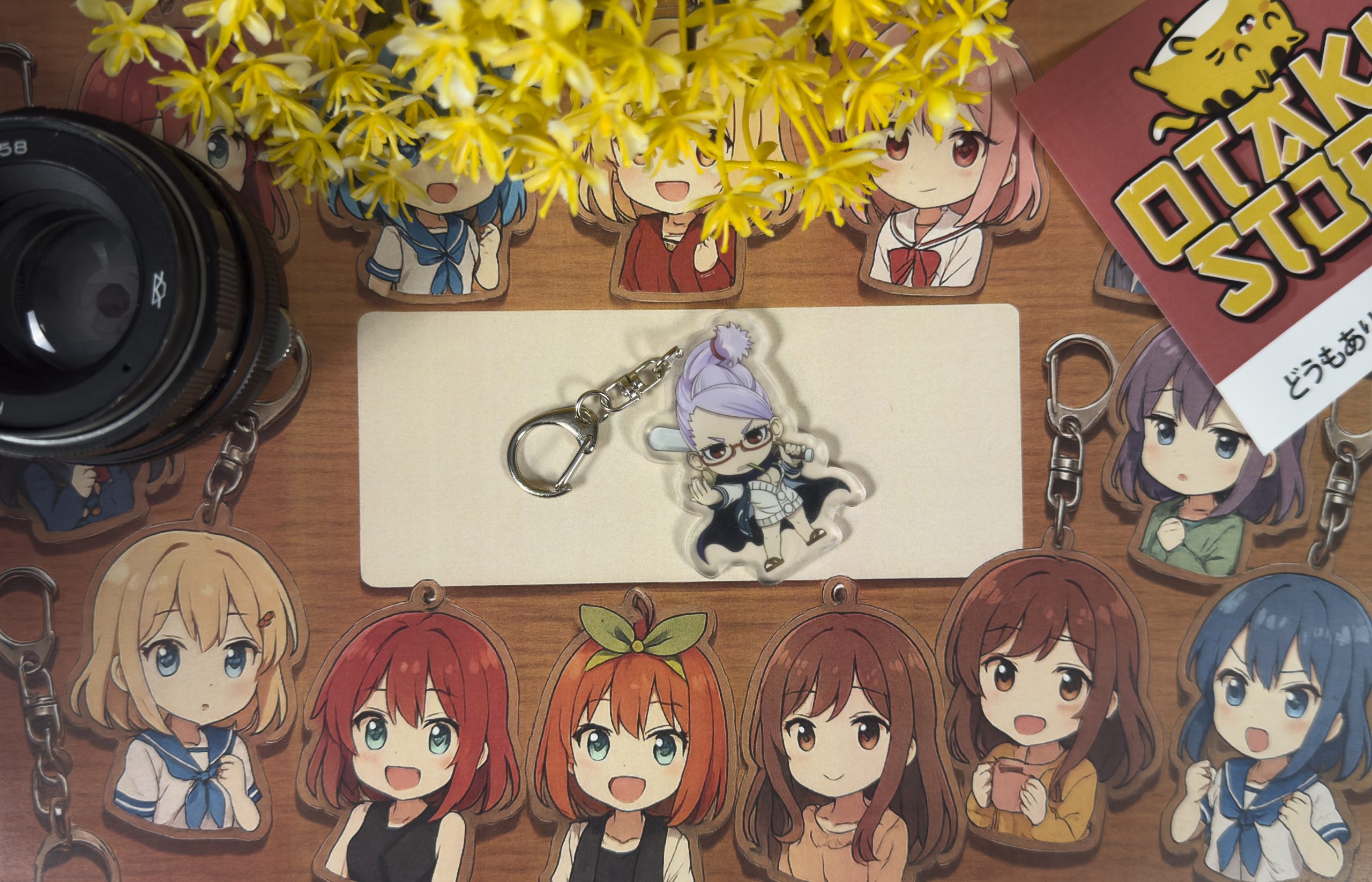 Brelocul acrilic Seiko Ayase din Dandadan este accesoriul perfect pentru orice fan anime care caută un keychain durabil, ușor și cu un design vibrant. Realizat din acril de calitate, acest breloc anime o prezintă pe Seiko Ayase în stilul ei original, fiind ideal pentru chei, rucsac, geantă sau colecții de merch Dandadan. Culoarea intensă, printul clar și rezistența materialului îl fac un produs must-have pentru fanii seriei Dandadan. Perfect ca breloc anime, breloc acrilic, breloc Dandadan sau cadou pentru otaku. Disponibil acum pe OtakuStore, magazin dedicat fanilor anime și manga.